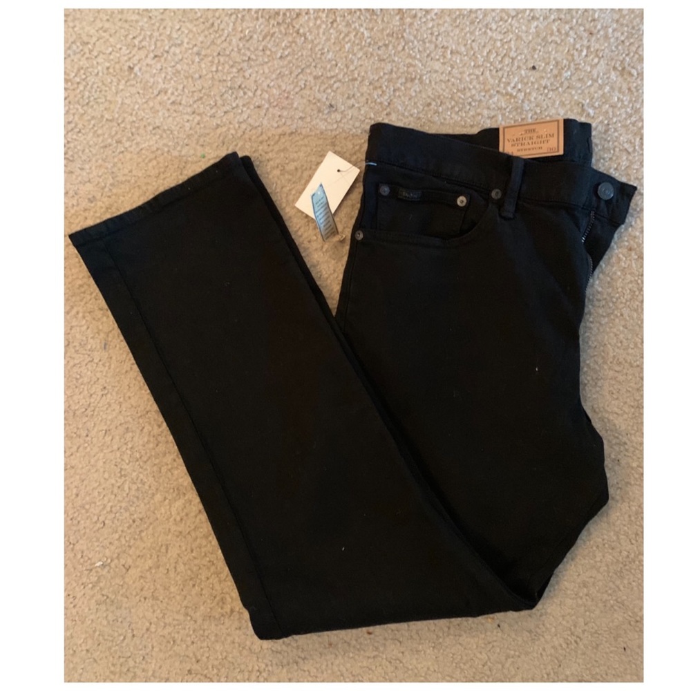 Black polo jeans